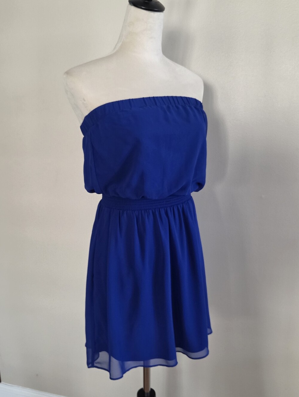 EXPRESS Royal Blue Strapless Dress